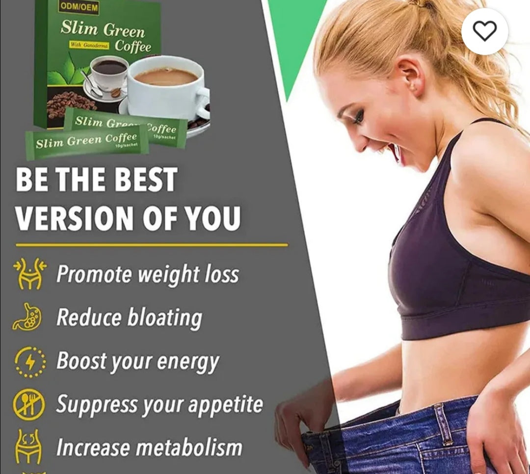 Slim Green  With Ganoderma Coffee